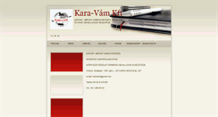 Desktop Screenshot of karavam.webclick.ultraweb.hu