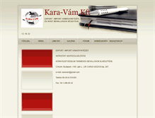 Tablet Screenshot of karavam.webclick.ultraweb.hu